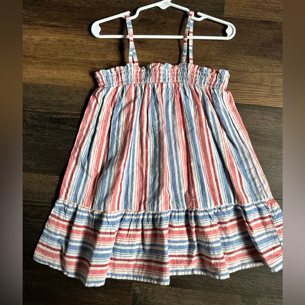 Red/White/Blue Striped Dress